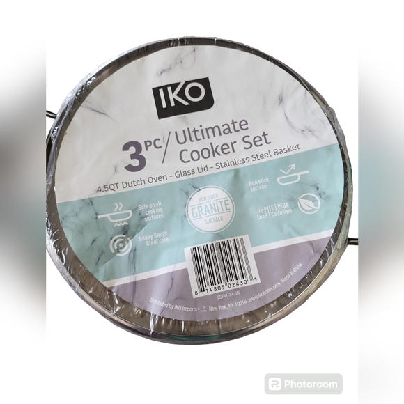 4.5 Quart Dutch Oven 3 pc Set NWT - Picture 4 of 4